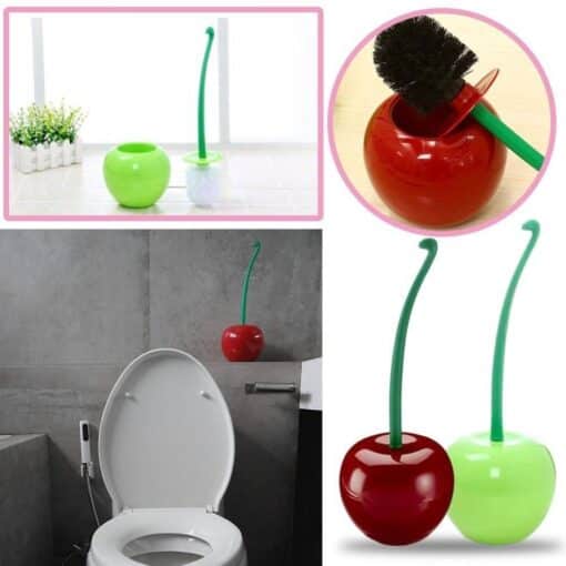 http://ineedaclean.com Cherry Shaped Toilet Brush Holder Bathroom Shop New Arrivals Style: Hand  I Need A Clean http://ineedaclean.com/the-clean-store/cherry-shaped-toilet-brush-holder/