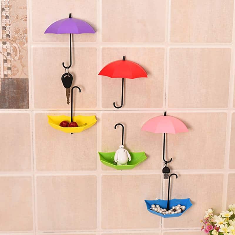 http://ineedaclean.com Creative Colorful Umbrella Shaped Hooks For Bathroom Accessories New Arrivals Bathroom Shop cb5feb1b7314637725a2e7: Green, Blue, Purple|Red, Yellow, Orange|Red, Yellow, Pink  I Need A Clean http://ineedaclean.com/the-clean-store/creative-colorful-umbrella-shaped-hooks-for-bathroom-accessories/