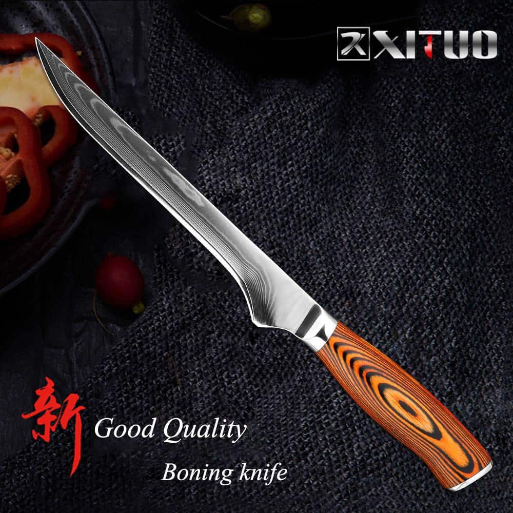 http://ineedaclean.com Professional Japanese Damascus Steel Kitchen Boning Knife New Arrivals Kitchen Knives Color: 6 In Boning knife  I Need A Clean http://ineedaclean.com/the-clean-store/professional-japanese-damascus-steel-kitchen-boning-knife/?attribute_pa_cb5feb1b7314637725a2e7=6-in-boning-knife