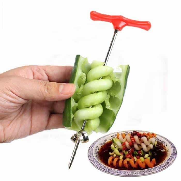 http://ineedaclean.com Spiral Potato Cutter for Kitchen New Arrivals Kitchen Tools Color: Roller Spiral Slicer  I Need A Clean http://ineedaclean.com/?post_type=product&p=1003346&attribute_pa_cb5feb1b7314637725a2e7=roller-spiral-slicer