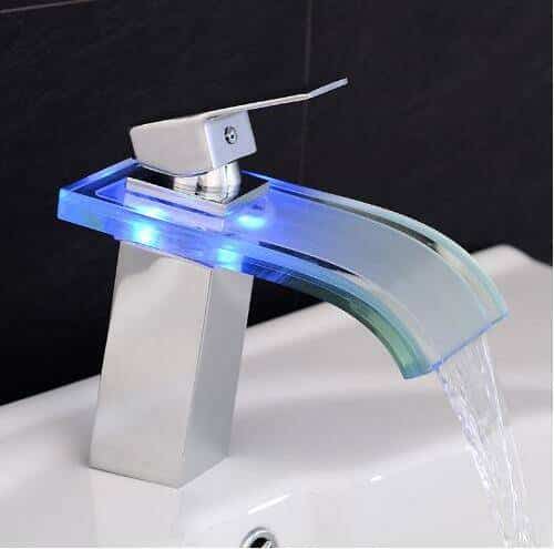 http://ineedaclean.com Bathroom Waterfall Faucet LED Tap Bathroom Shop Bathroom Faucets Color: Chrome  I Need A Clean http://ineedaclean.com/?post_type=product&p=1003760&attribute_pa_cb5feb1b7314637725a2e7=chrome