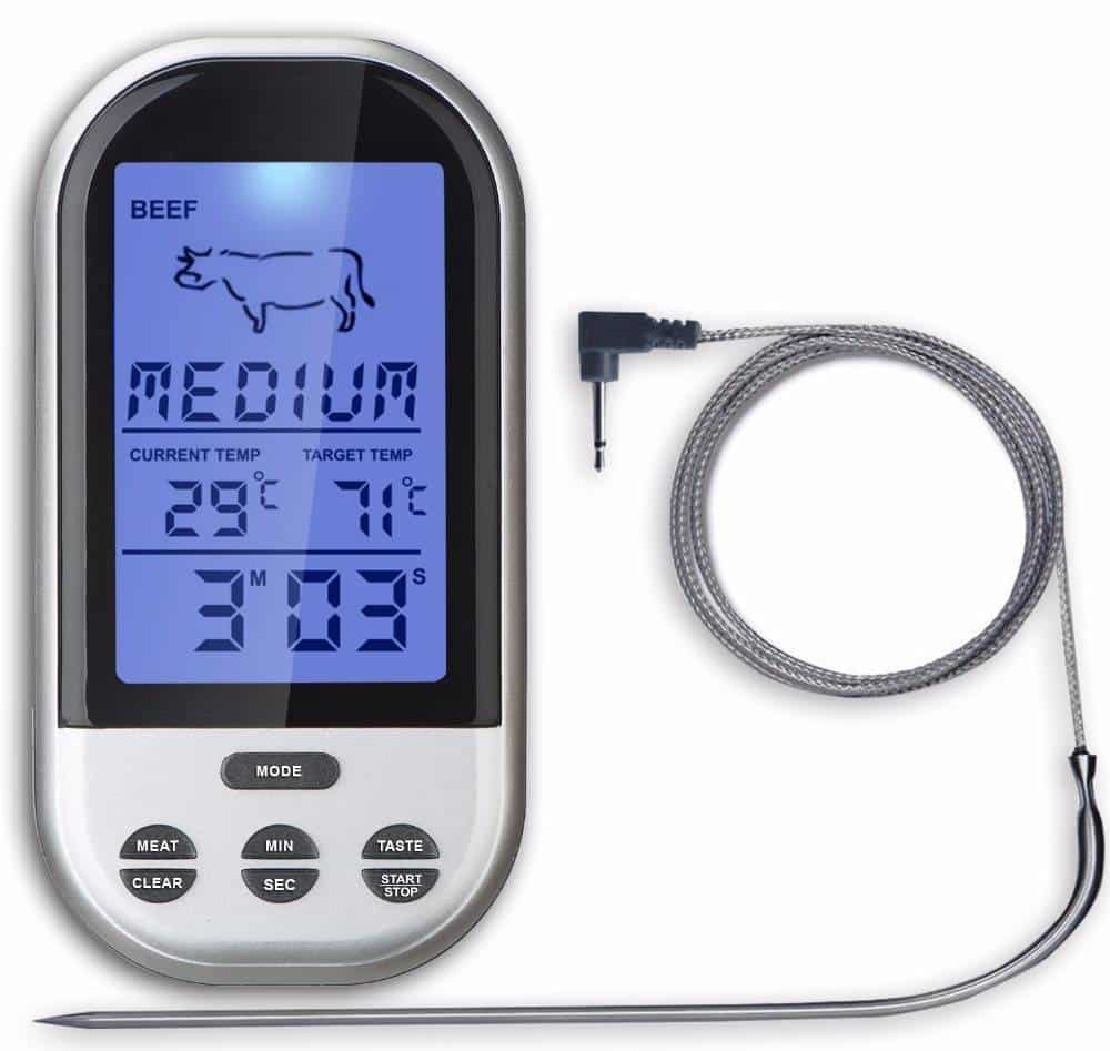 http://ineedaclean.com Meat Thermometers Bluetooth LCD Digital Probe Remote Wireless BBQ Grill Kitchen Thermometer Home Cooking Tools with Timer Alarm Kitchen Accessories New Arrivals Kitchen Shop Color: Silver  I Need A Clean http://ineedaclean.com/?post_type=product&p=1004428&attribute_pa_cb5feb1b7314637725a2e7=silver
