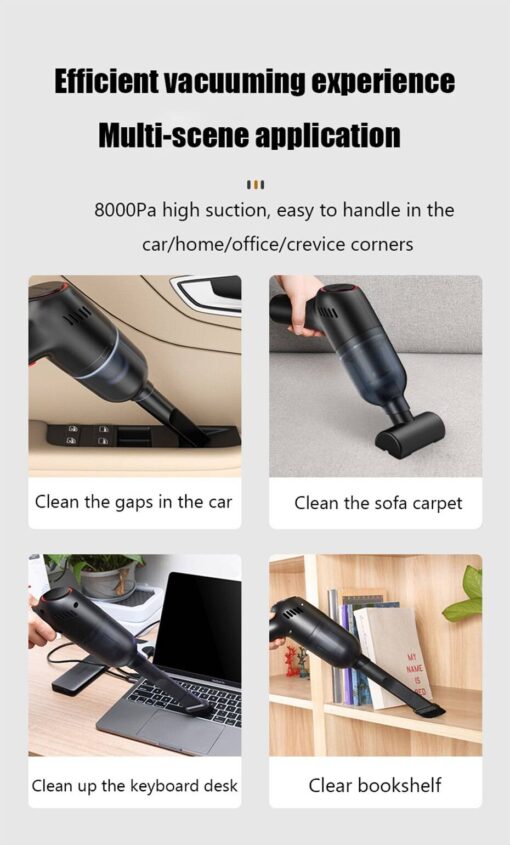 http://ineedaclean.com Wireless Car Vacuum Cleaner New Arrivals cb5feb1b7314637725a2e7: 8KPa Black|8KPa Green|8KPa White  I Need A Clean http://ineedaclean.com/the-clean-store/wireless-car-vacuum-cleaner/