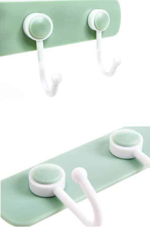 http://ineedaclean.com Sticky Kitchen or Bathroom Wall Hanging Rack with Hooks New Arrivals cb5feb1b7314637725a2e7: Blue|Gray|green|Pink  I Need A Clean http://ineedaclean.com/the-clean-store/sticky-kitchen-or-bathroom-wall-hanging-rack-with-hooks/