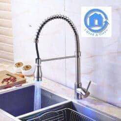 http://ineedaclean.com Kitchen Single Handle Hose Faucet With LED Top Rated Faucets Kitchen Shop Kitchen Faucets Brand: I Need A Clean  I Need A Clean http://ineedaclean.com/the-clean-store/kitchen-single-handle-hose-faucet-with-led/