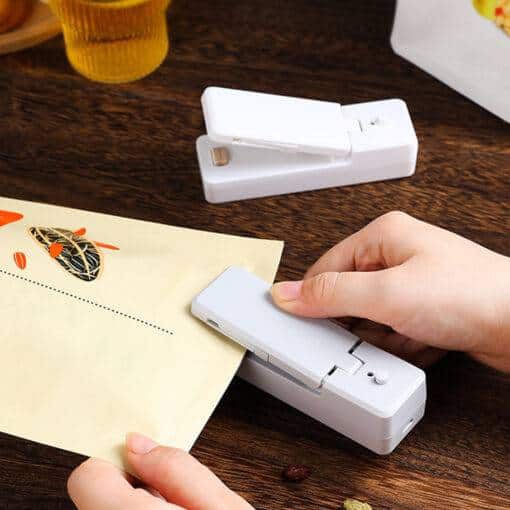 http://ineedaclean.com 2 IN 1 USB Chargable Mini Bag Sealer Heat Sealers With Cutter Knife Rechargeable Portable Sealer For Plastic Bag Food Storage New Arrivals Uncategorized cb5feb1b7314637725a2e7: Black-USB Chargable|Brown-BATTERY POWER|Grey-BATTERY POWER|Grey-USB Chargable|PINK-BATTERY POWER|Pink-USB Chargable|WHITE-BATTERY POWER|White-USB Chargable  I Need A Clean http://ineedaclean.com/the-clean-store/2-in-1-usb-chargable-mini-bag-sealer-heat-sealers-with-cutter-knife-rechargeable-portable-sealer-for-plastic-bag-food-storage/