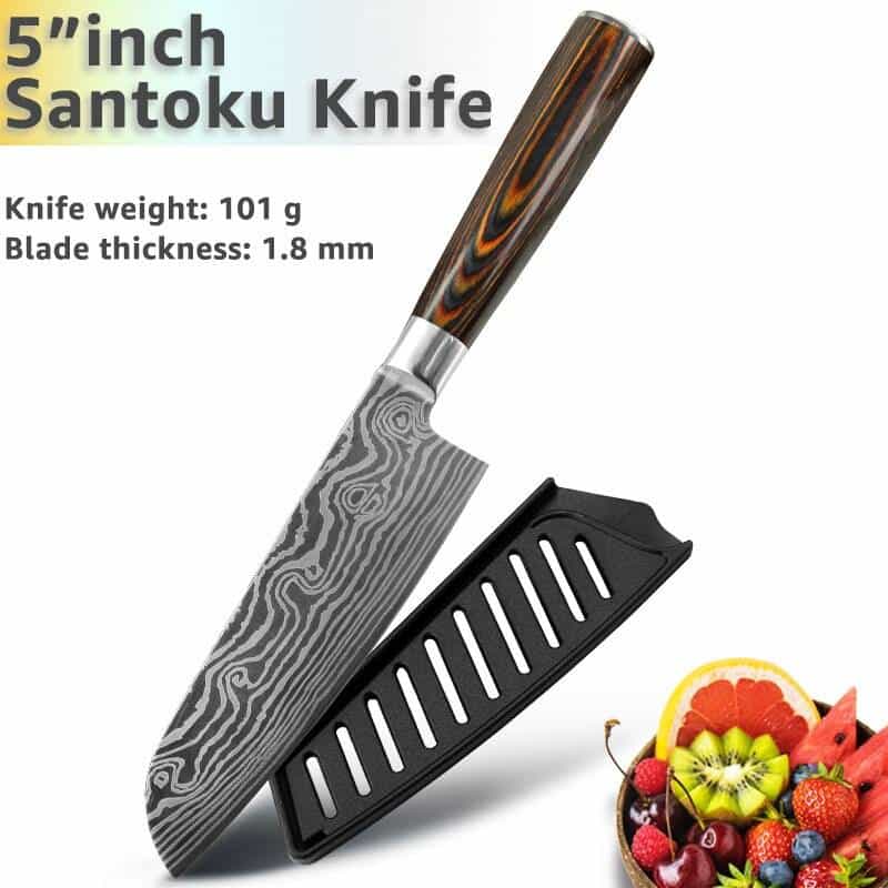 B - 5 inch Santoku knife